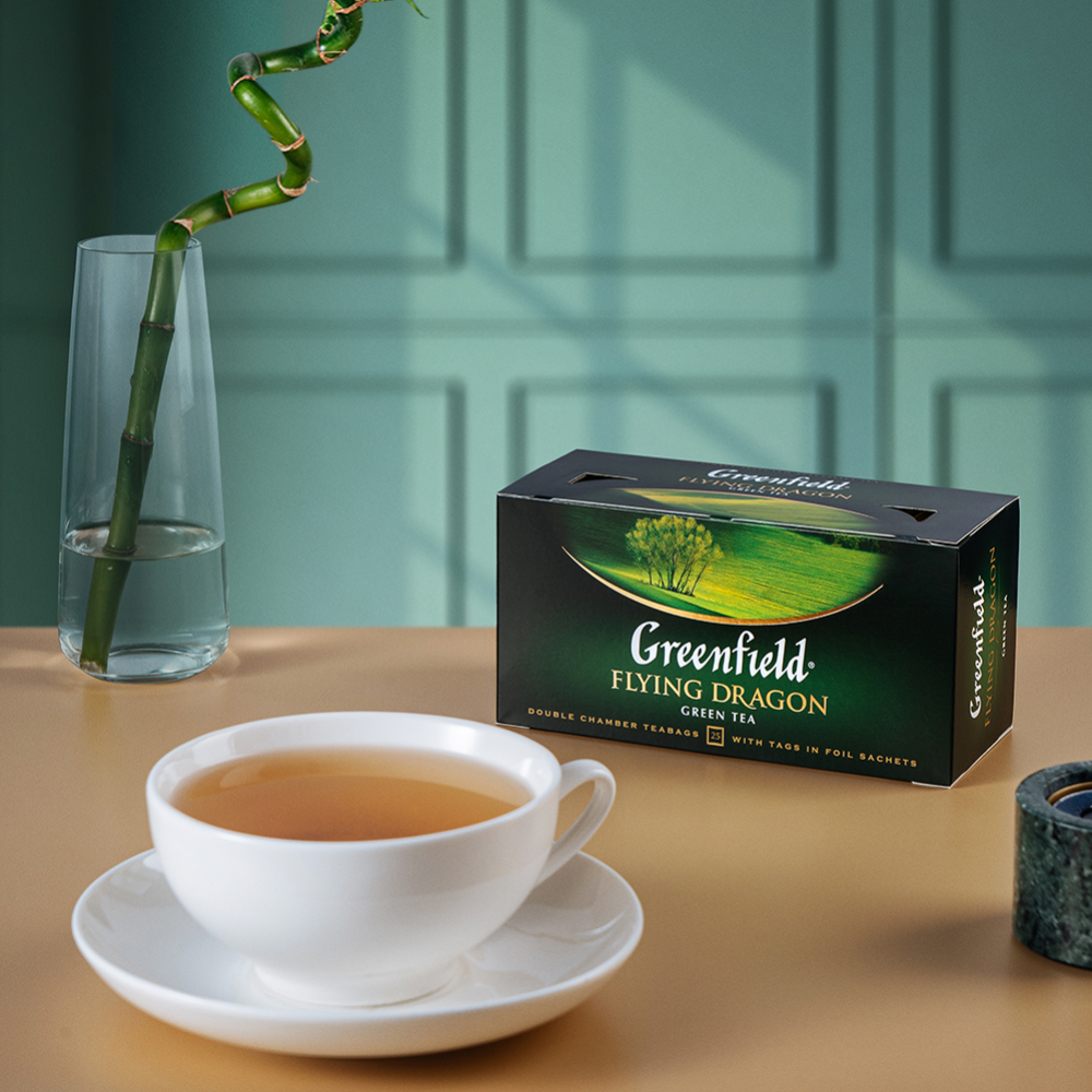 Чай зеленый «Greenfield» Flying Dragon, 25х2 г #2