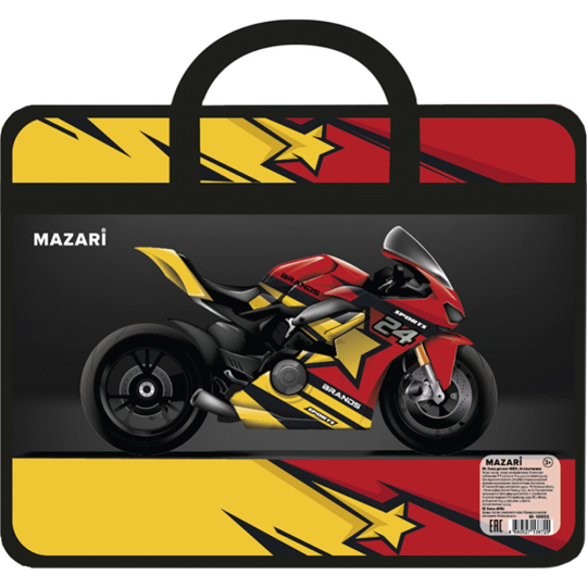 Папка детская «Mazari» Bike, M-16903, 33х26х7.5 см