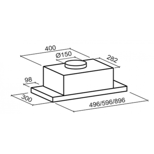 Вытяжка кухонная «ZorG Technology» Storm Sensor 700 60 white