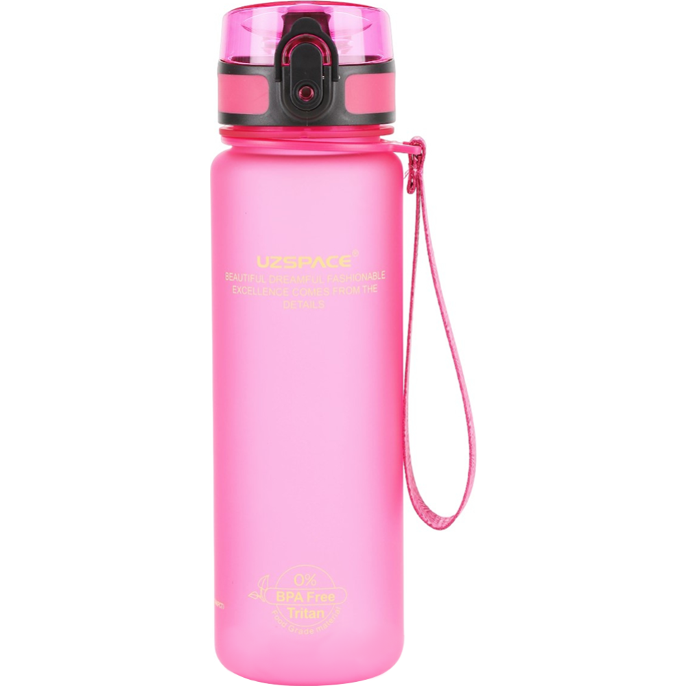 Бутылка для воды «UZSpace» Pink, 3026, розовый, 500 мл