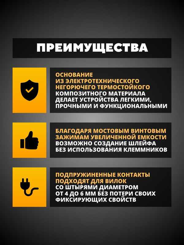 Розетка 4-х местная горизонтальная 2П открытой установки IP20 10A бук "Ладога" TDM SQ1801-0328