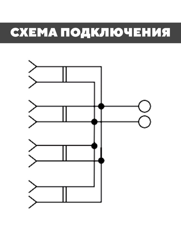 Розетка 4-х местная горизонтальная 2П открытой установки IP20 10A с защитными шторками бук "Ладога" TDM SQ1801-0329