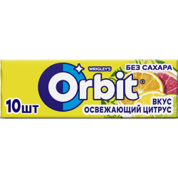 Же­ва­тель­ная ре­зин­ка «Orbit» осве­жа­ю­щий цитрус, 13.6 г