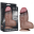 Картинка товара Суперширокий фаллос-мулат с мошонкой Lovetoy Silicone Cock 18 см