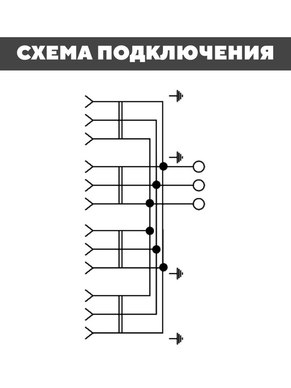 Розетка 4-х местная горизонтальная 2П+3 открытой установки IP20 16A с защитными шторками  сосна "Ладога" TDM SQ1801-0431