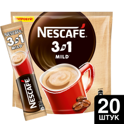 Уп. Ко­фей­ный на­пи­ток рас­тво­ри­мый «Nescafe» 3 в 1 мягкий, 20х14.5 г