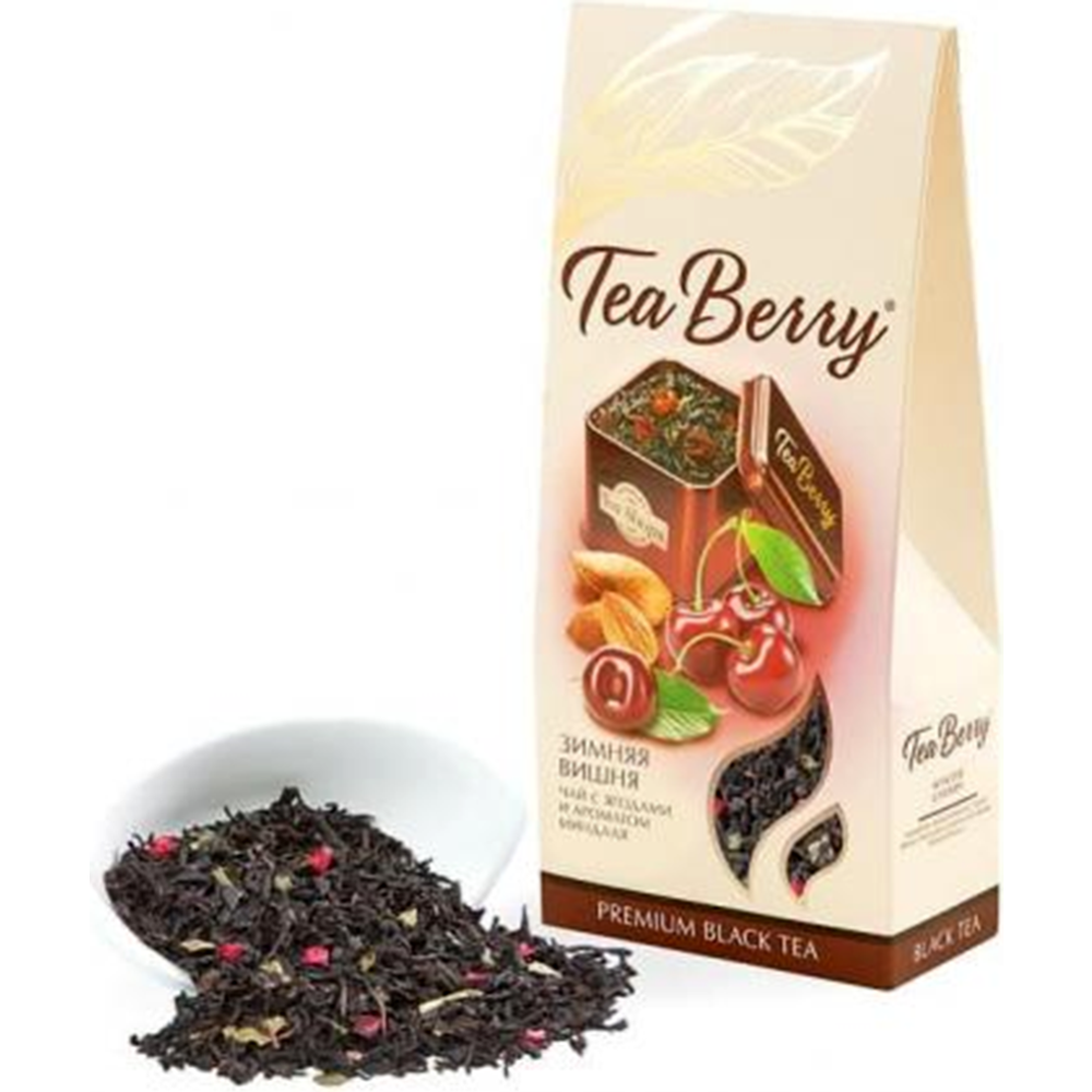 Чай черный «Tae Berry» зимняя вишня, 100 г #0