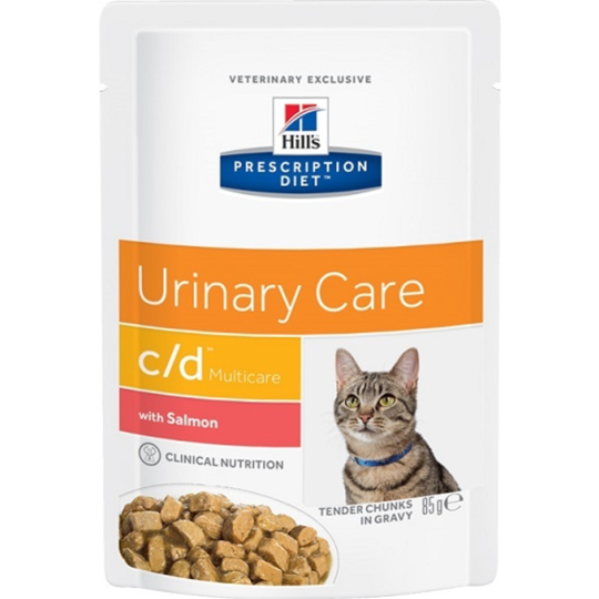 Корм для кошек «Hill's» Prescription Diet c/d Multicare Urinary Care, с лососем, 85 г