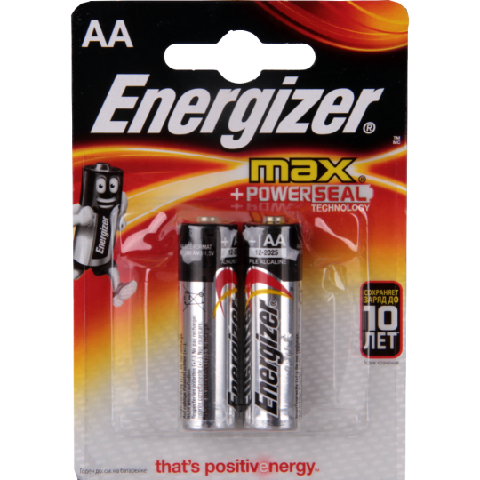 Элементы питания «Energizer Max» AA, FSB2, 2 шт