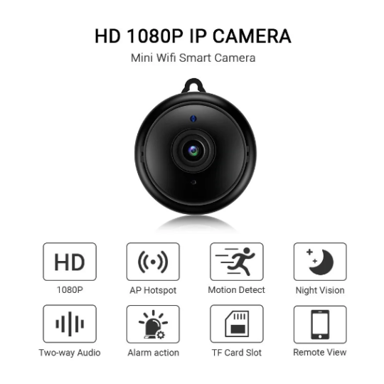 Мини IP-камера наблюдения Видеоняня WiFi Smart Net Camera