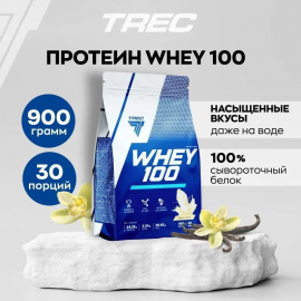 Протеин сывороточный Trec Nutrition Whey 100 900 г Ваниль