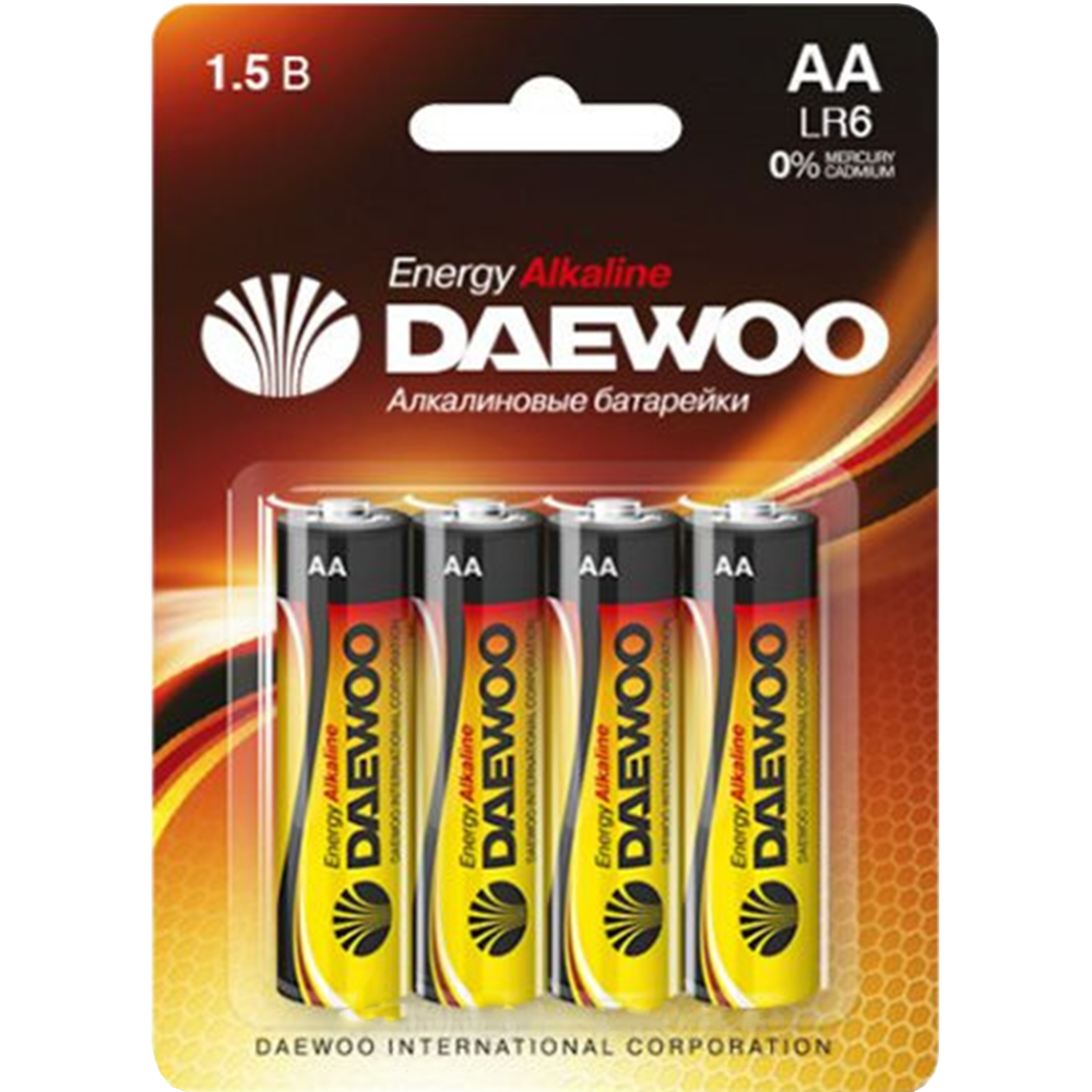 Батарейка «Daewoo» АА, BL-4, 4 шт #0