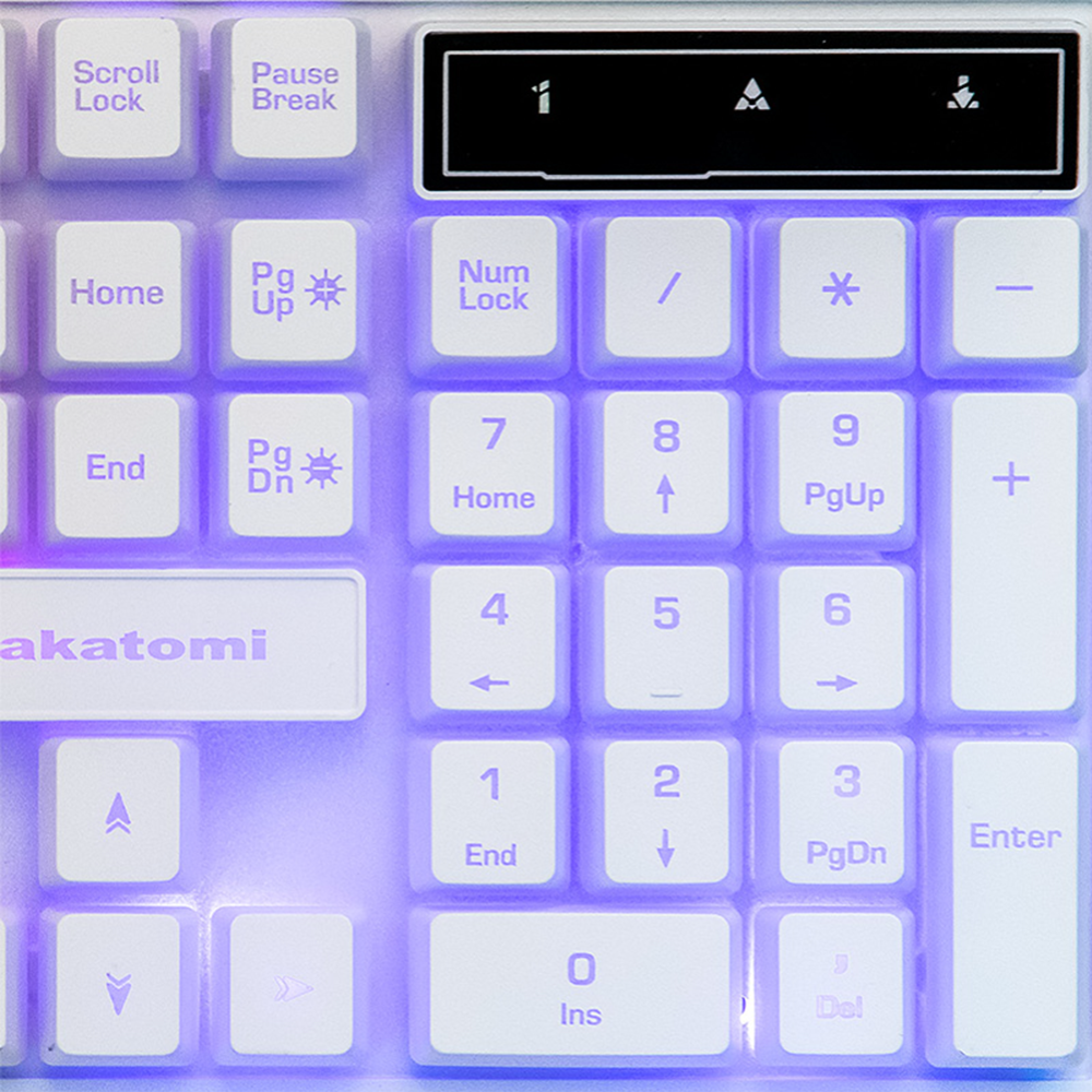 Клавиатура «Nakatomi» Gaming, KG-23U, white