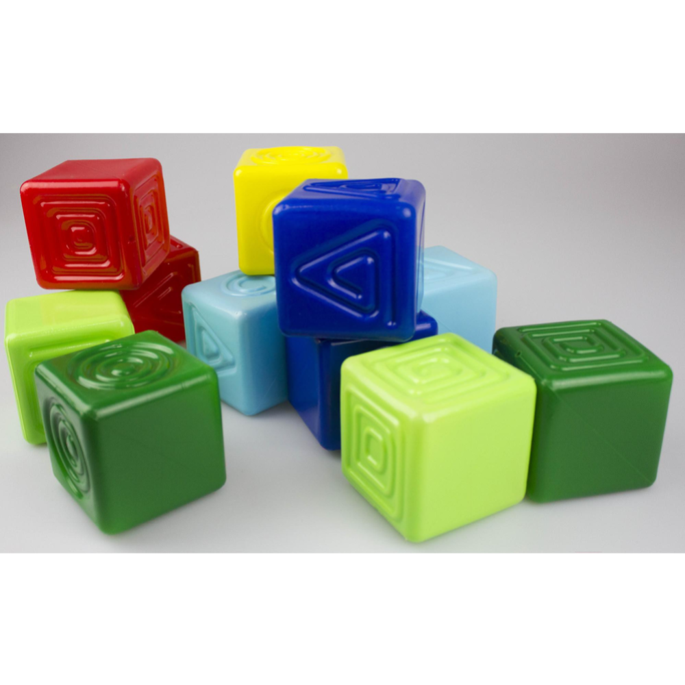 Кубики «Десятое королевство» Кубики тактильные, 02323, 12 элементов