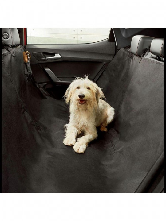 Накидка на сиденья в авто для собак черная SiPL
