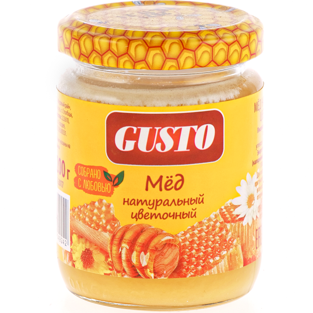 Мед на­ту­раль­ный «Gusto» цве­точ­ный, 200 г