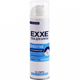 Пена для бритья «Exxe» Sensitive, успо­ка­и­ва­ю­щая, 200 мл