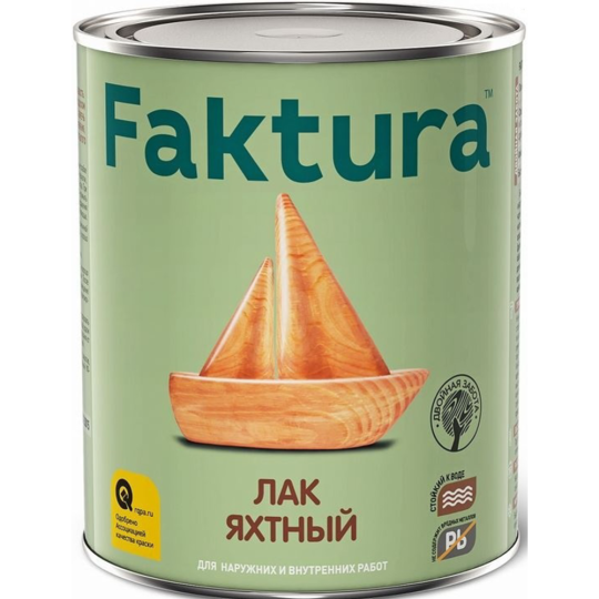 Лак «Faktura» яхтный, 208553, 0.7 л