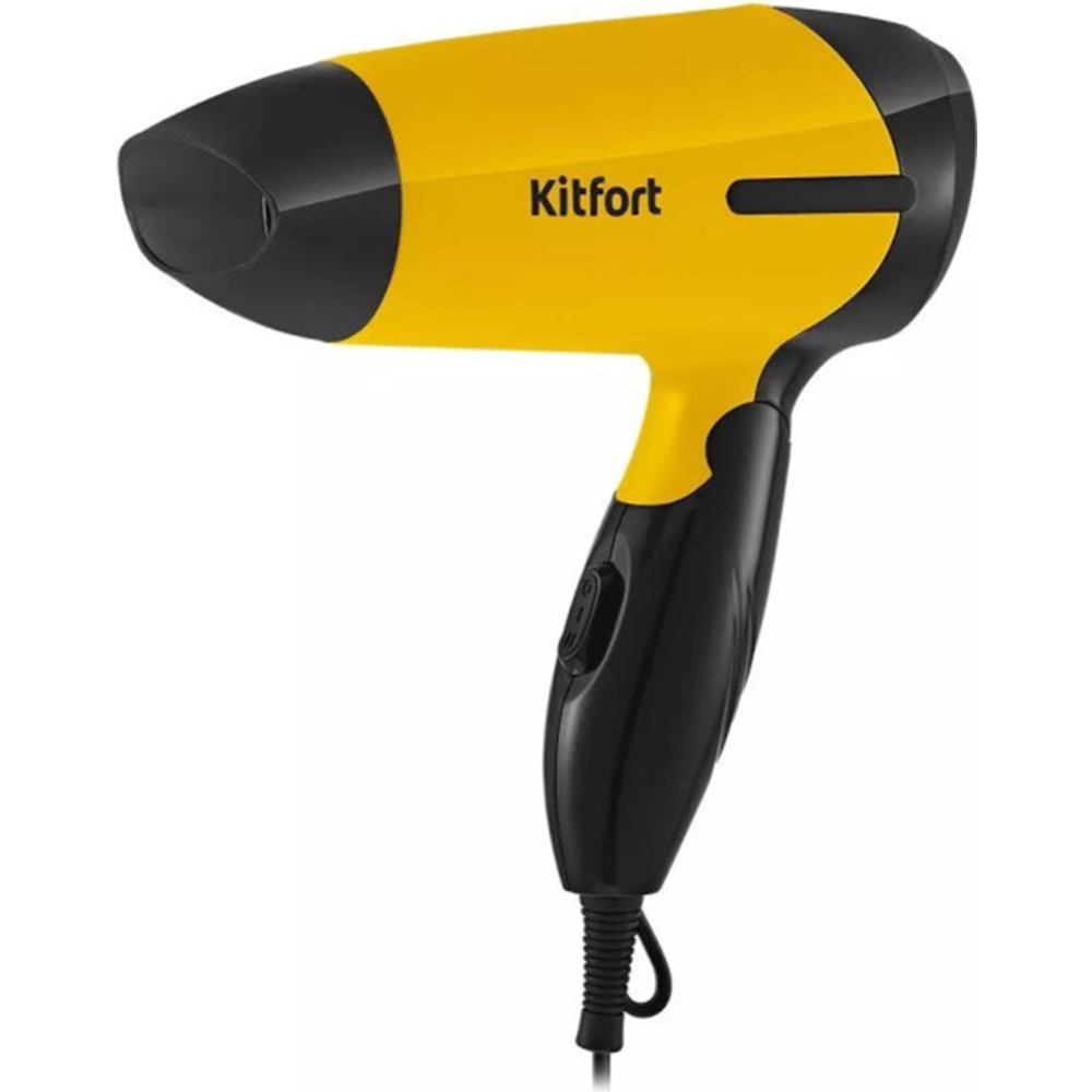 Фен «Kitfort» KT-3243-1, черный/желтый