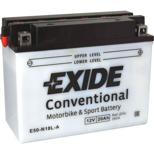 Мотоаккумулятор «Exide» 20Ah, E50-N18L-A