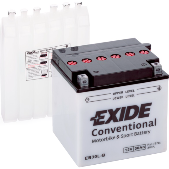 Мотоаккумулятор «Exide» Conventional, 28Ah, E60-N24L-A