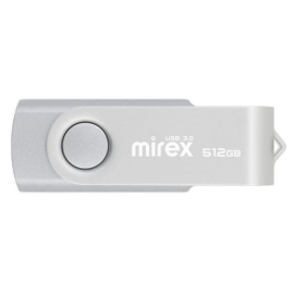 512GB USB 3.0 FlashDrive Mirex SWIVEL SILVER