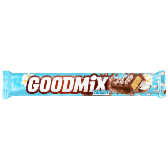 Конфета «Goodmix» со вкусом кокоса с хрустящей вафлей, 45г