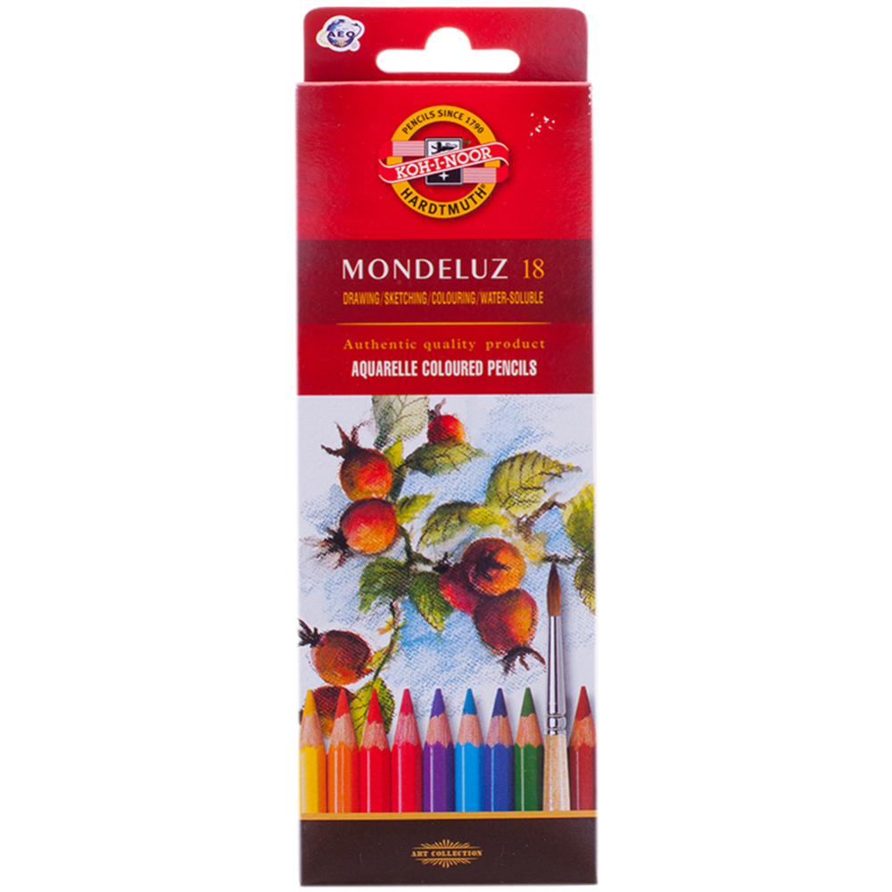 Набор цветных карандашей «Koh-I-Noor» Mondeluz, 3717018001, 18 цветов