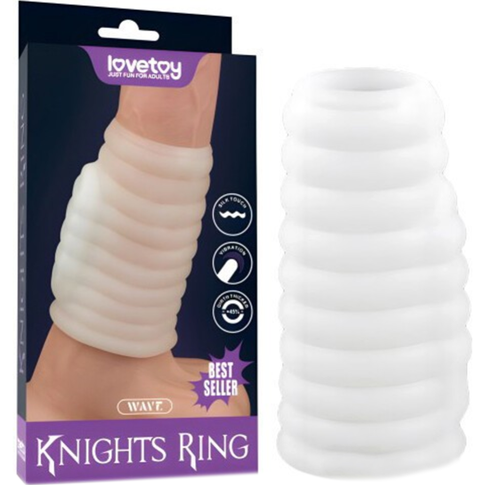 Насадка на пенис «LoveToy» Vibrating Wave Knights Ring, LV343114 купить в  Минске: недорого, в рассрочку в интернет-магазине Емолл бай