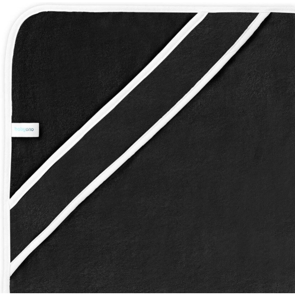 Полотенце «Babyono» банное, 343/02, черный, 85х85 см