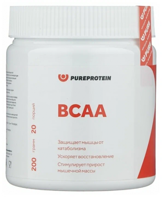 BCAA вкус Натуральный   200гр PureProtein