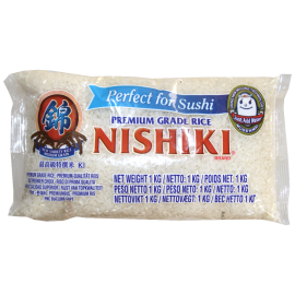 Рис «Nishiki» шлифованный для суши, 1 кг