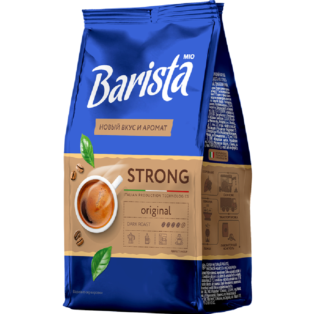 Кофе молотый «Barista» MIO Стронг, 100 г #0