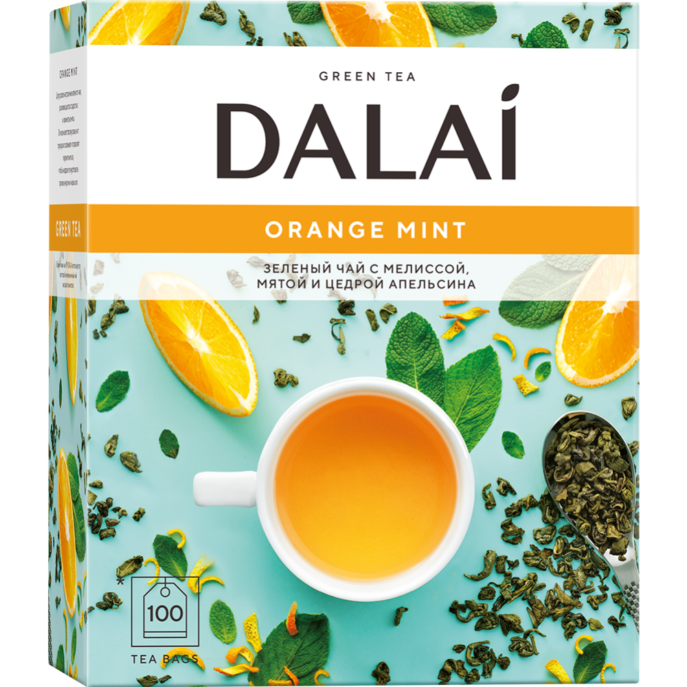 Orange mint. Чай Dalai. Dalai чай производитель. Чай зеленый с мятой и цедрой.