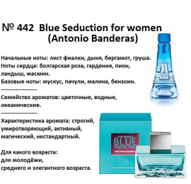 Духи Рени Reni 442 Аромат направления Blue Seduction (Аntonio Banderas) - 100 мл