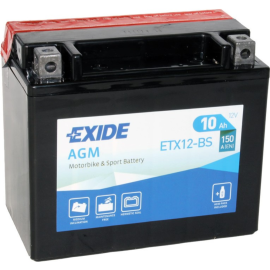 Мотоаккумулятор «Exide» 10Ah, ETX12-BS