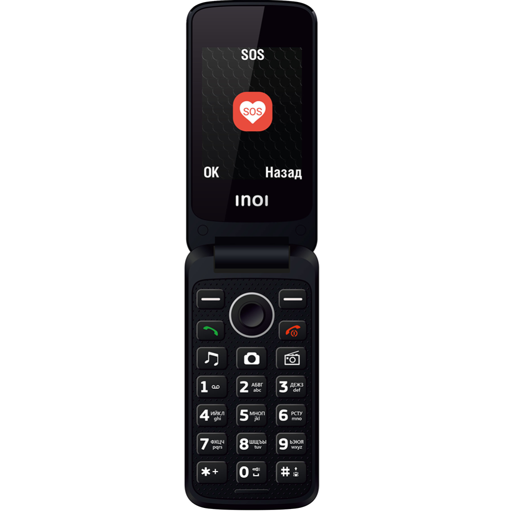 Мобильный телефон «Inoi» 247B + ЗУ WC-011m microusb, Gold  