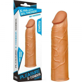 На­сад­ка на пенис «LoveToy» X-Tender Penis Sleeve, LV1050 Brown, 4 см