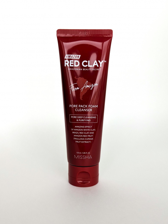 Пенка-маска с красной глиной MISSHA Amazon Red Clay Pore Pack Foam Cleanser 120 мл