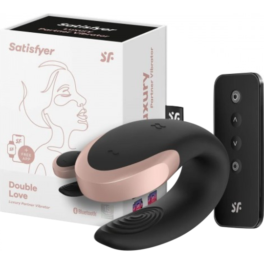 Вибростимулятор «Satisfyer» Double Love, 4061504001722, черный