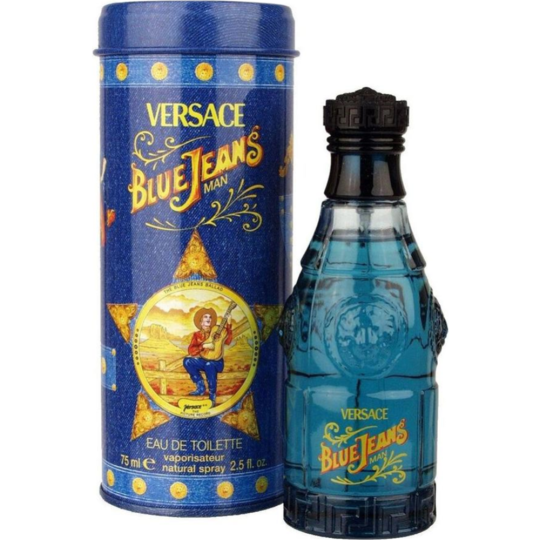 Туалетная вода «Versace» BLUE JEANS, мужская 75 мл