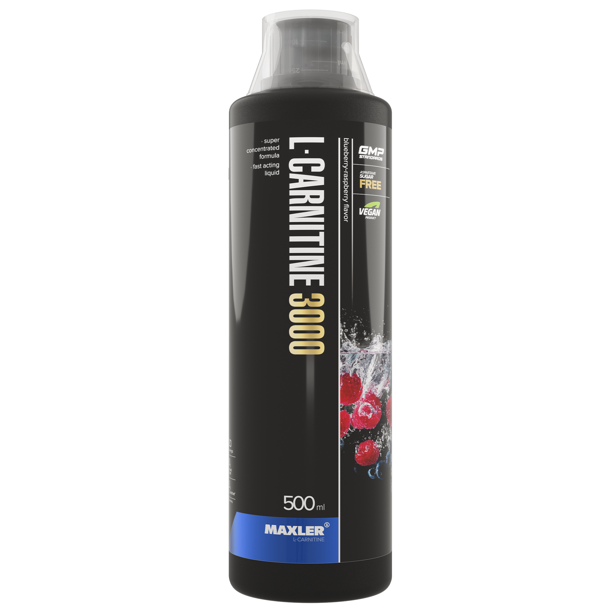 L-карнитин Maxler L-Carnitine 500 ml (3000 mg) - Blueberry-Raspberry