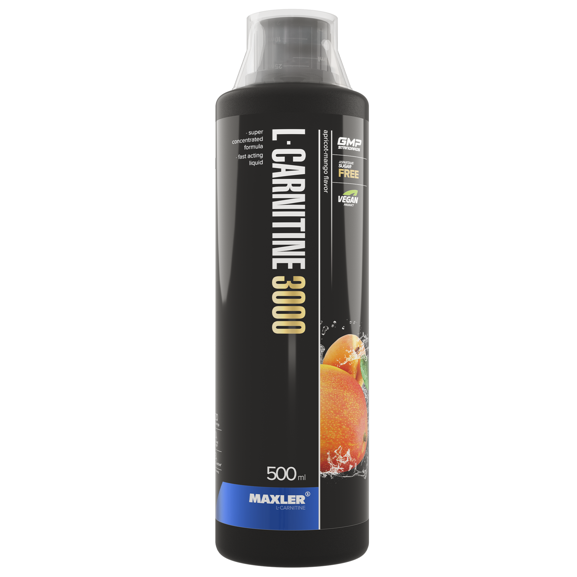 L-карнитин Maxler L-Carnitine 500 ml (3000 mg) - Apricot-Mango