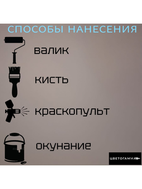 Грунт-эмаль 3 в 1 быстросохнущая для наружных и внутренних работ по металлу и ржавчине матовая серая 0,8кг