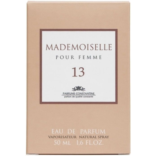 Парфюмерная вода  женская «Parfums Constantine», Mademoiselle13, 50 мл