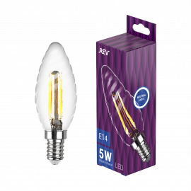 Лампа сд FILAMENT свеча витая TC37 E14 5W 32492 8