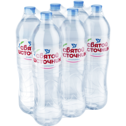 Вода пи­тье­вая нега­зи­ро­ван­ная «Свя­той ис­точ­ни­к» 6х1.5 л