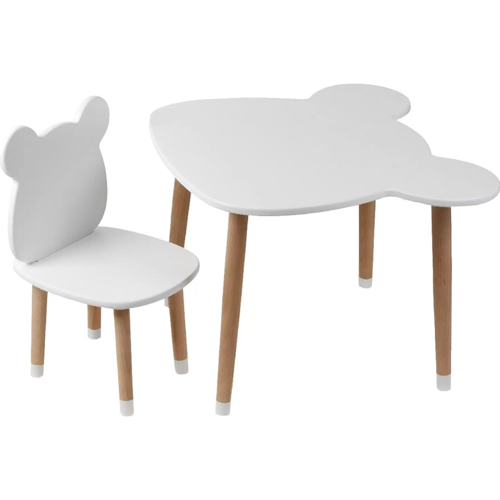 Комплект мебели «Mega Toys» с детским столом, Мишка, 71024/70024