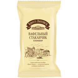 Мо­ро­же­ное «Брест-Ли­тов­ск»­п­лом­бир с аро­ма­том ванили, 75 г