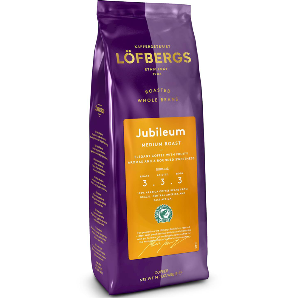Кофе в зернах «Lofbergs» Lila jubileum blend, 400 г #0